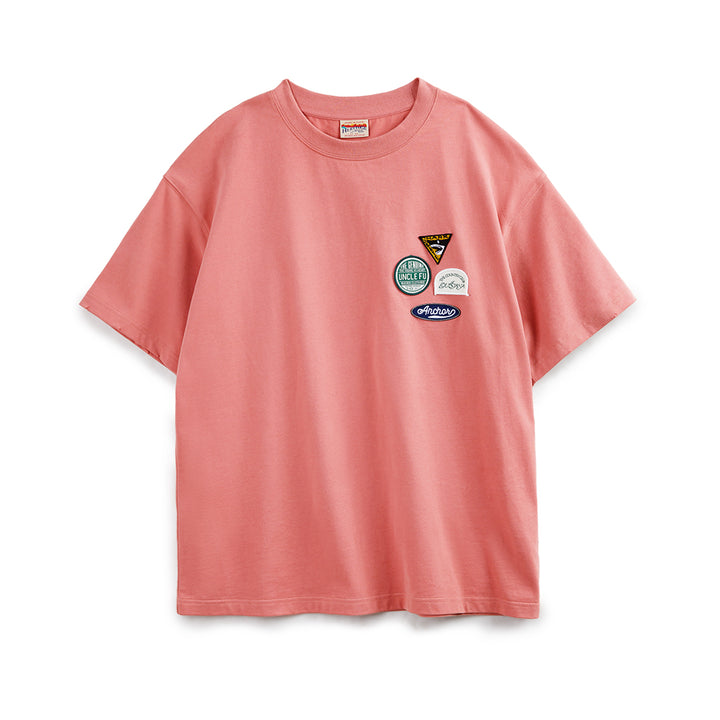 Travis | Casual T-Shirt met Emblemen voor Mannen