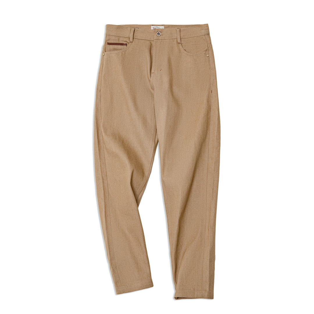 Willie | Trendy Bruine Chino Broek voor Mannen - Casual en Stijlvol