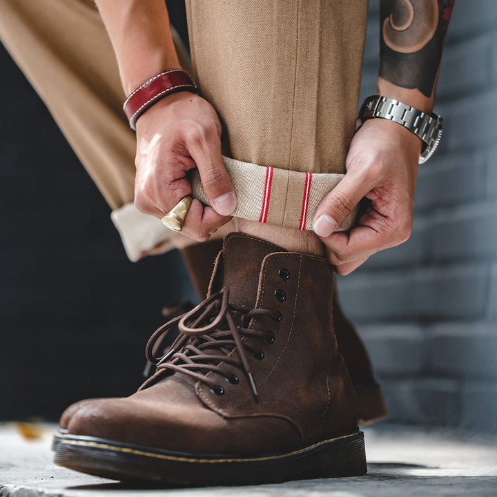 Willie | Trendy Bruine Chino Broek voor Mannen - Casual en Stijlvol