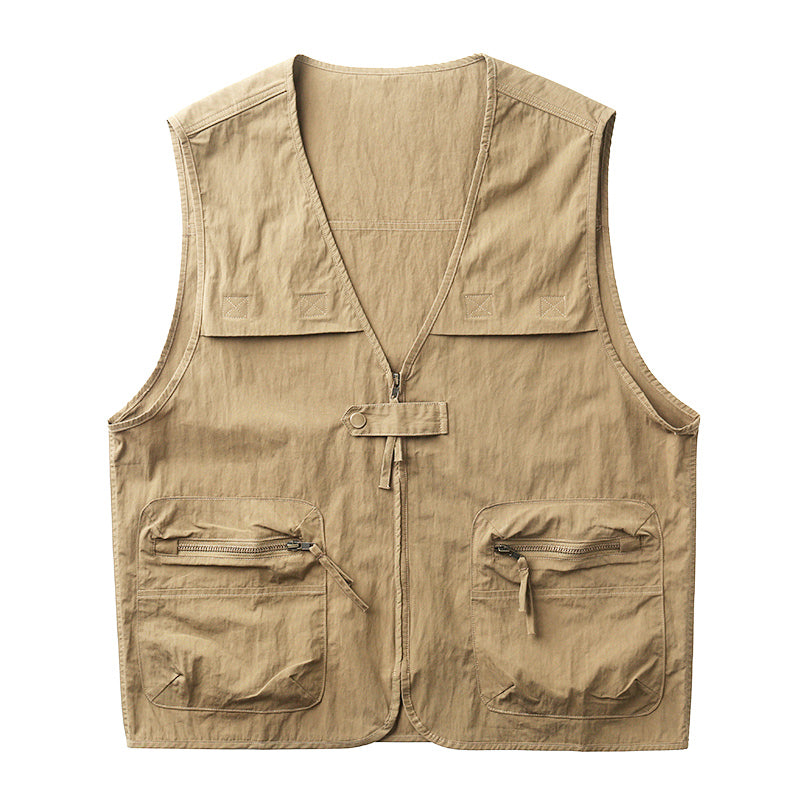 Winston | V-neck Cargo Vest voor Mannen – Trendy Streetwear
