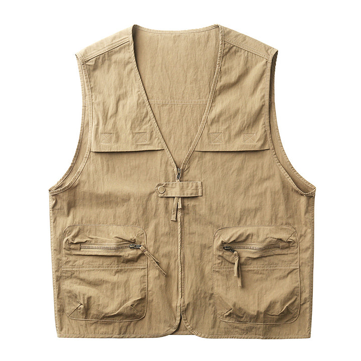 Winston | V-neck Cargo Vest voor Mannen – Trendy Streetwear