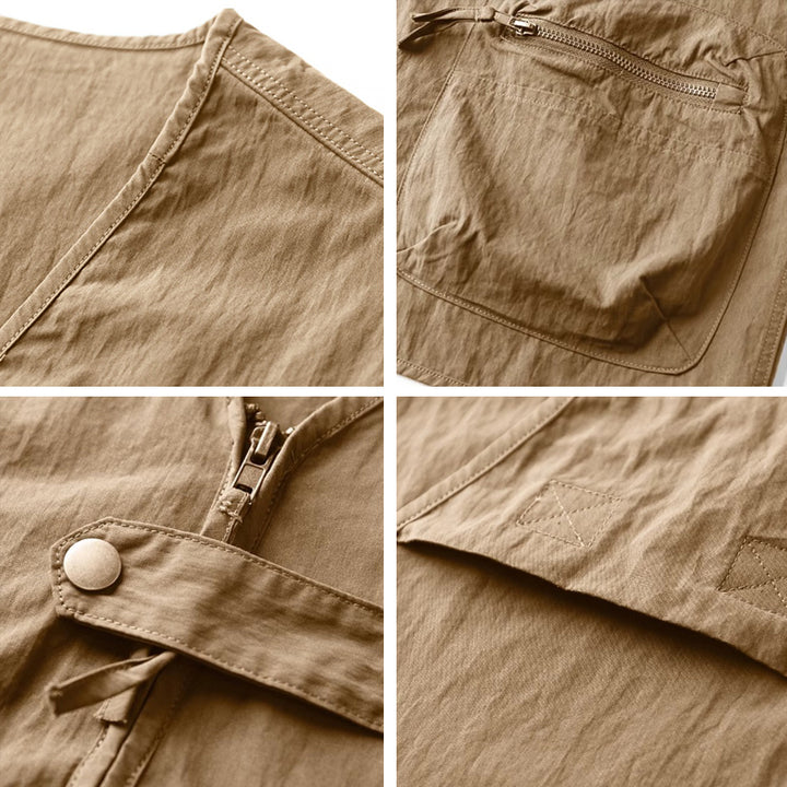 Winston | V-neck Cargo Vest voor Mannen – Trendy Streetwear