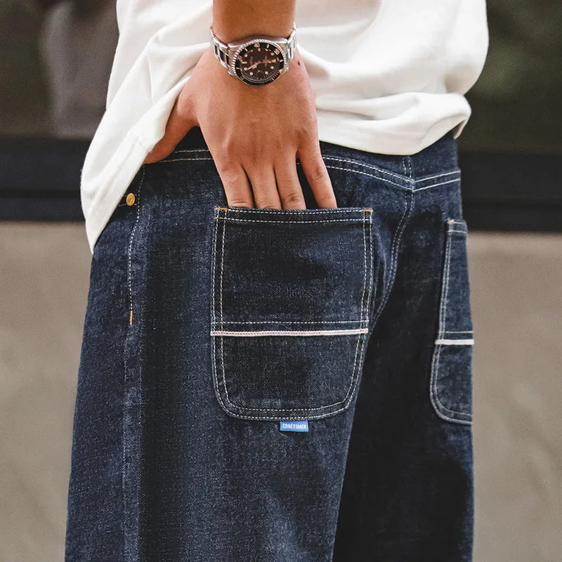 Xander | Trendy Losse Denim Jeans voor Mannen