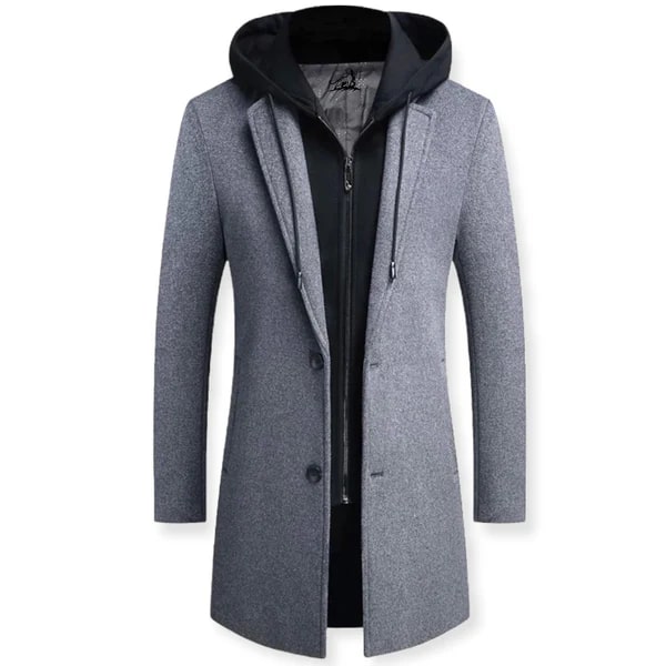 Zacharias - Stijlvolle Herfstjas met Hoodie