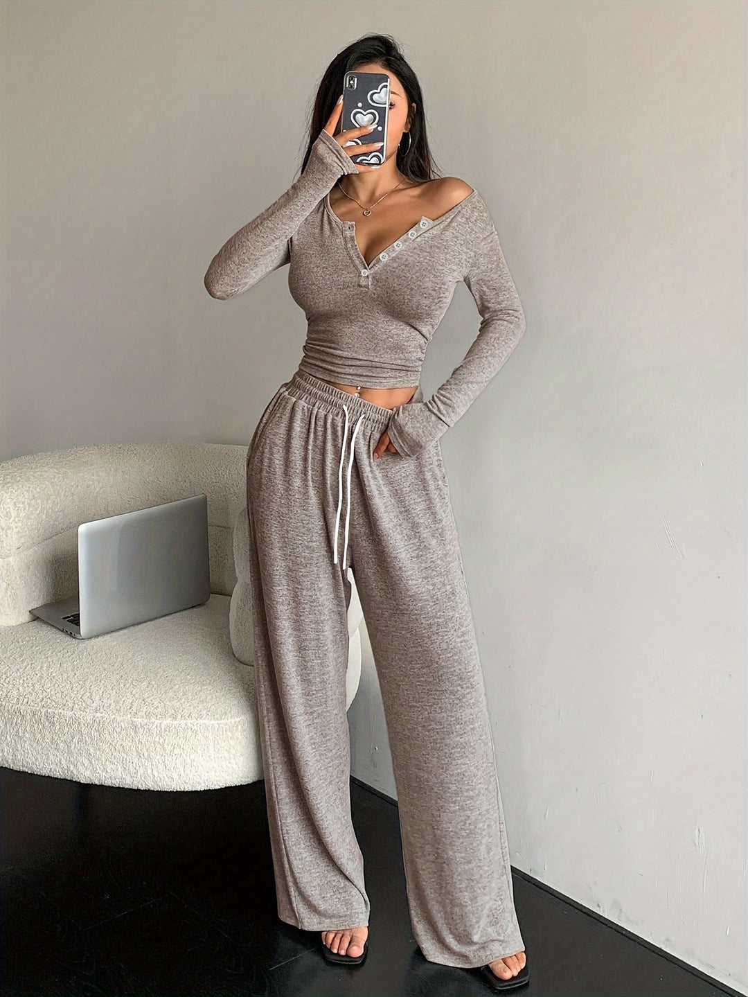 Zaida | Trendy Lounge Set met Stijlvolle Details
