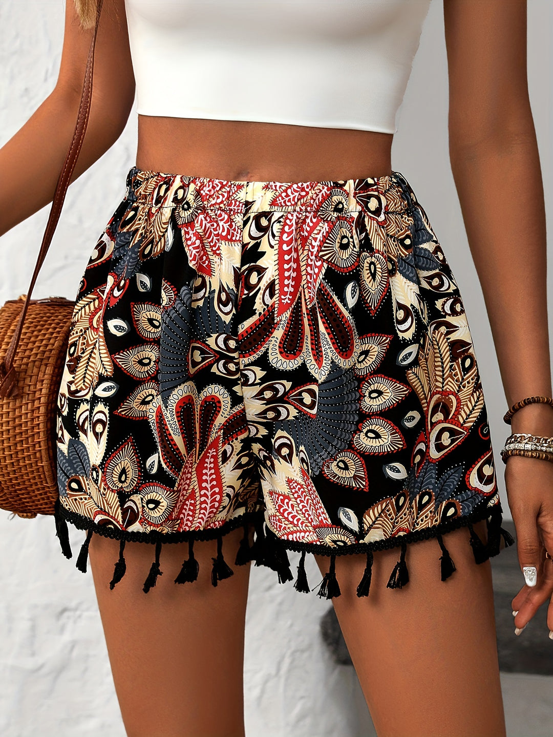 Zaynab | Varenprint Kwastzoom Shorts