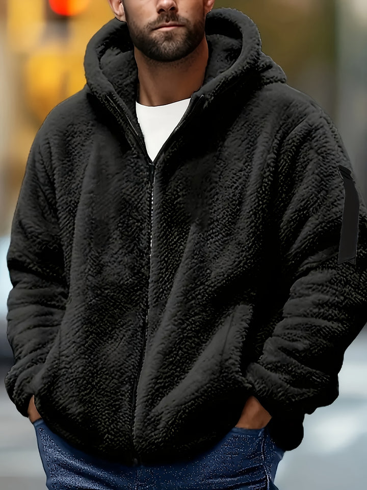 Alejandro | Stijlvolle Gevoerde Hoodie met Rits voor Heren