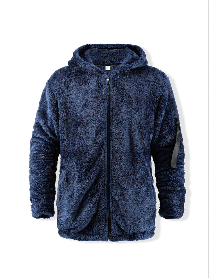 Alejandro | Stijlvolle Gevoerde Hoodie met Rits voor Heren