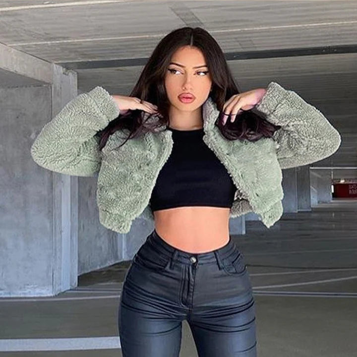 Avery Cropped Teddyjas