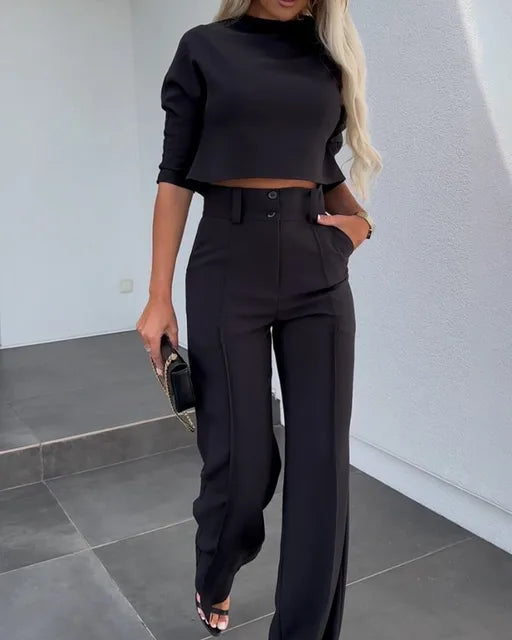 Eva – Elegante Flare Set voor Vrouwen