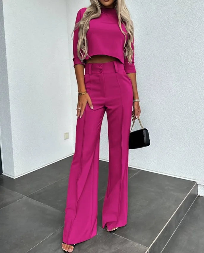 Eva – Elegante Flare Set voor Vrouwen