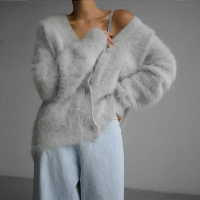 Astrid Dames Elegant Oversized Kasjmier Vest