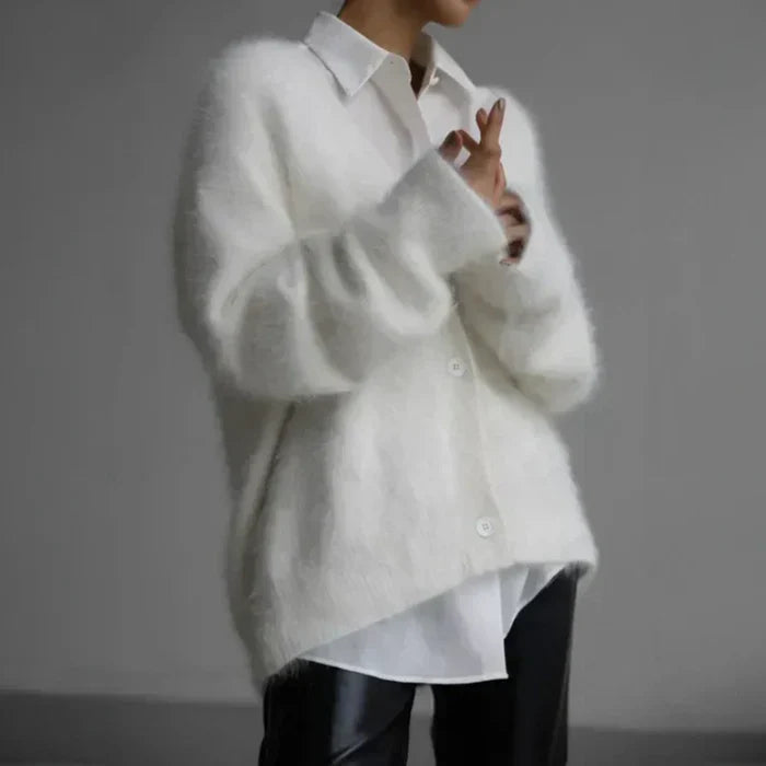 Astrid Dames Elegant Oversized Kasjmier Vest