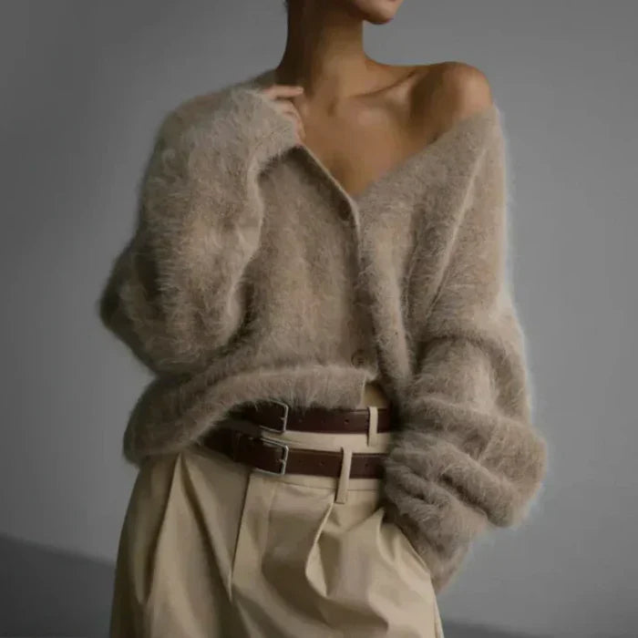 Astrid Dames Elegant Oversized Kasjmier Vest