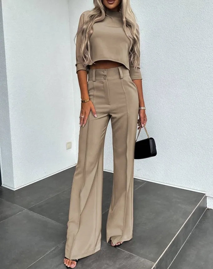 Eva – Elegante Flare Set voor Vrouwen