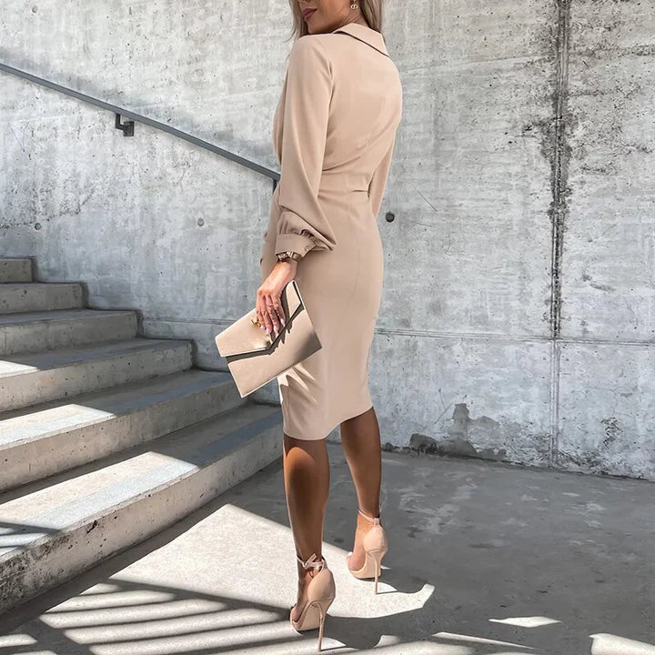 Ava Midi Jurk met Split