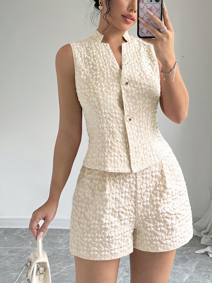 Bella | Stijlvolle Jacquard Twee-delige Set