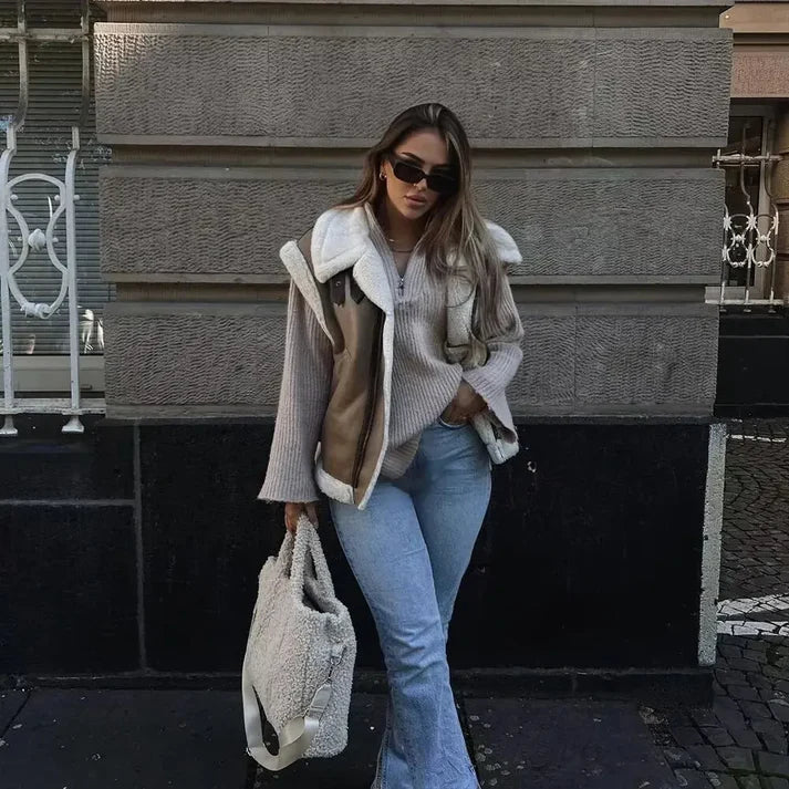 Ebba - Leren Bodywarmer