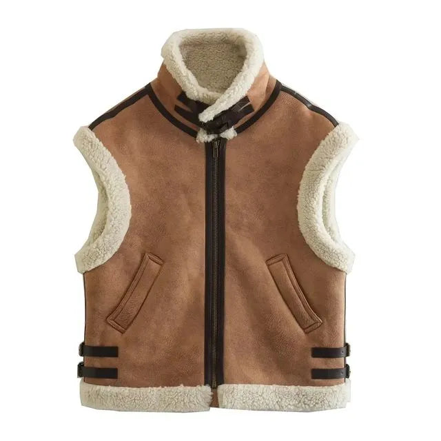 Ebba - Leren Bodywarmer