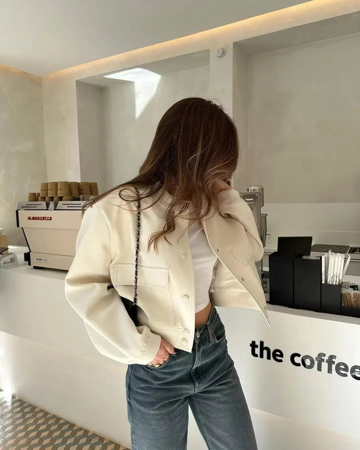 Elena | Witte Bomberjack