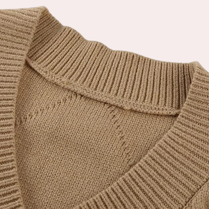 Elvira – Elegant Gebreid Vest voor Dames