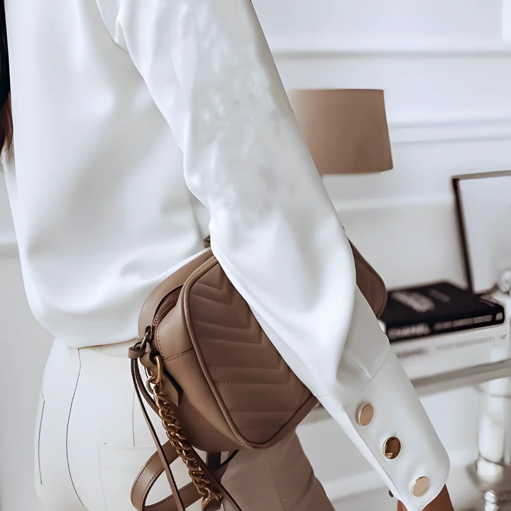 Eva - Blouse met Unieke knopen voor Dames