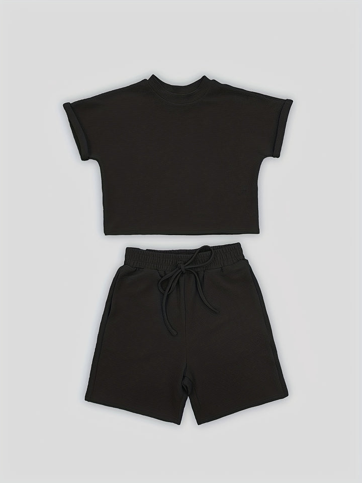 Farah | Zomerse Set voor Dames – Stijlvolle Short en T-shirt Set