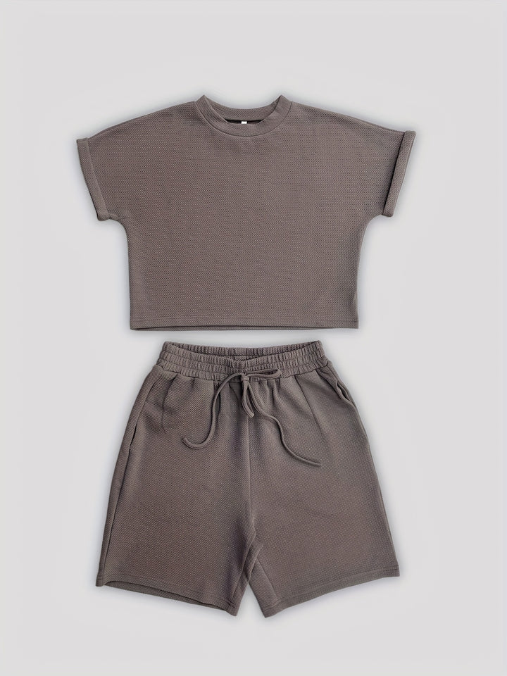 Farah | Zomerse Set voor Dames – Stijlvolle Short en T-shirt Set