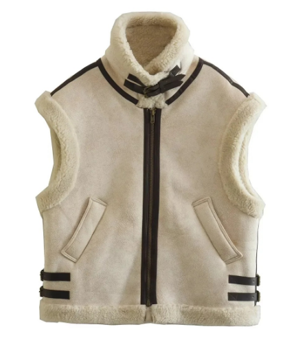 Ebba - Leren Bodywarmer