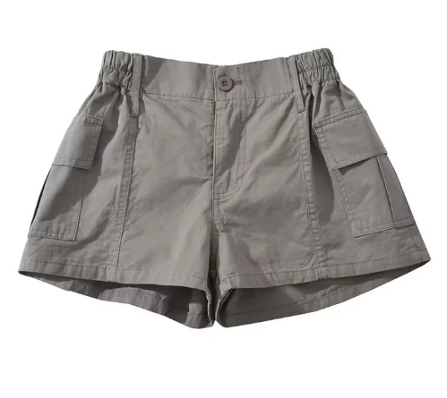 Jasmine | Casual Cargo Shorts met Elastische Taille