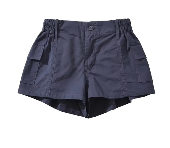 Jasmine | Casual Cargo Shorts met Elastische Taille