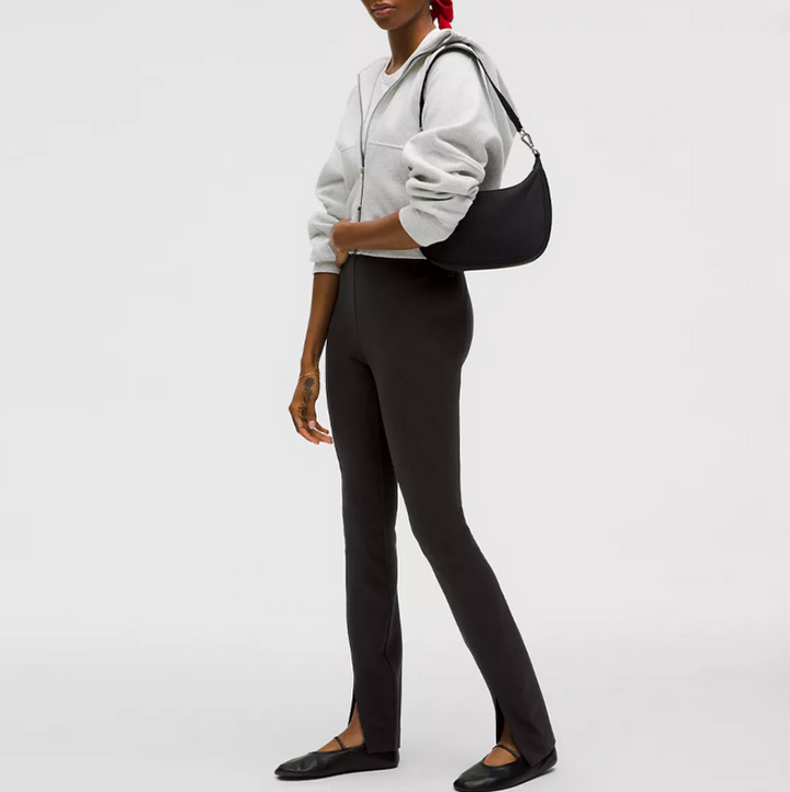 Rhea | Slim Fit Legging met Stijlvolle Split