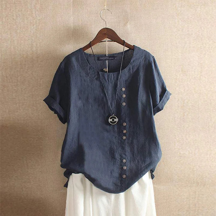 Ingrid - Katoenen Blouse voor Dames