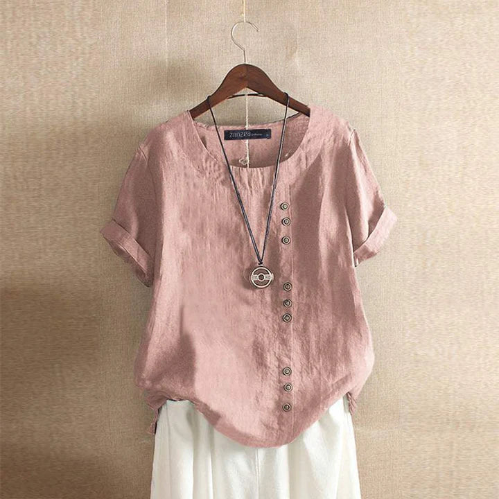 Ingrid - Katoenen Blouse voor Dames