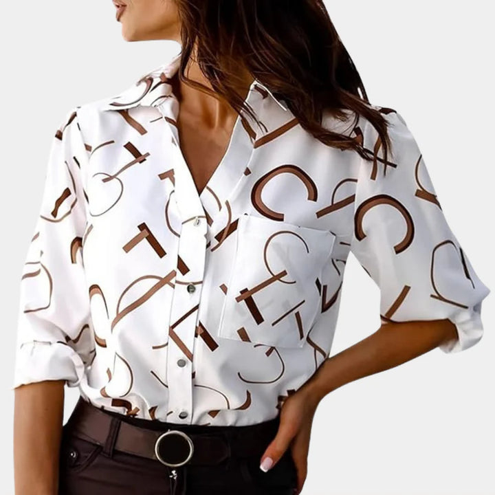 Karin Chic Damesblouse van Polyester