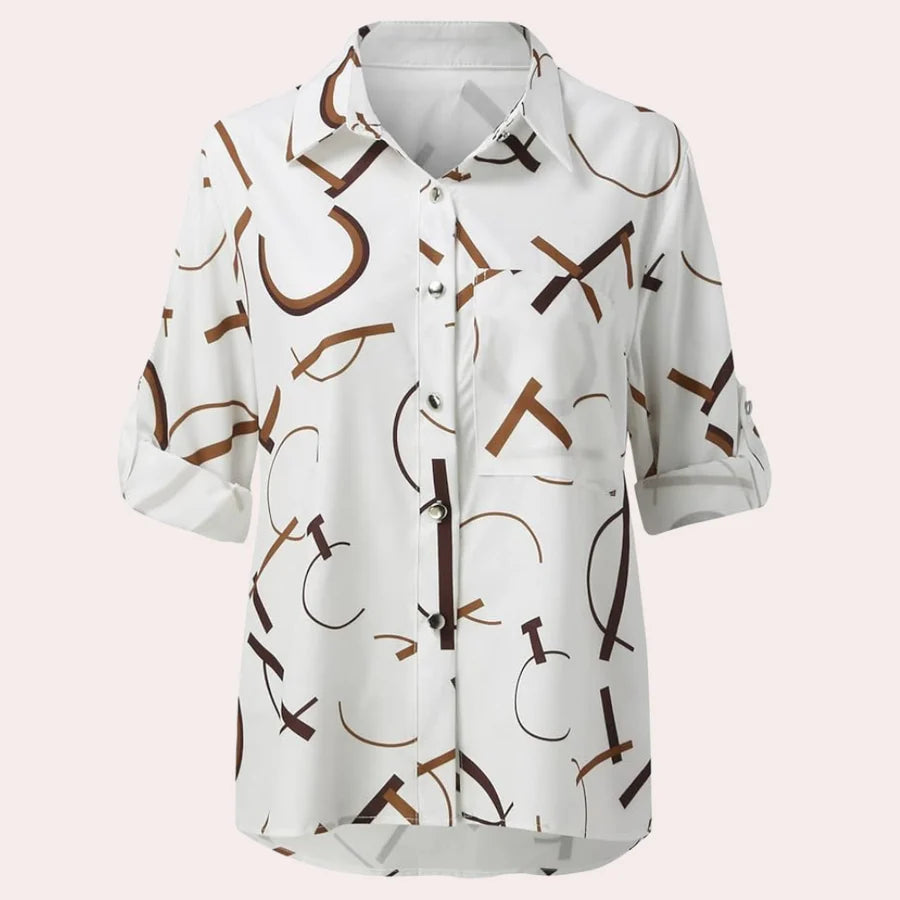 Karin Chic Damesblouse van Polyester
