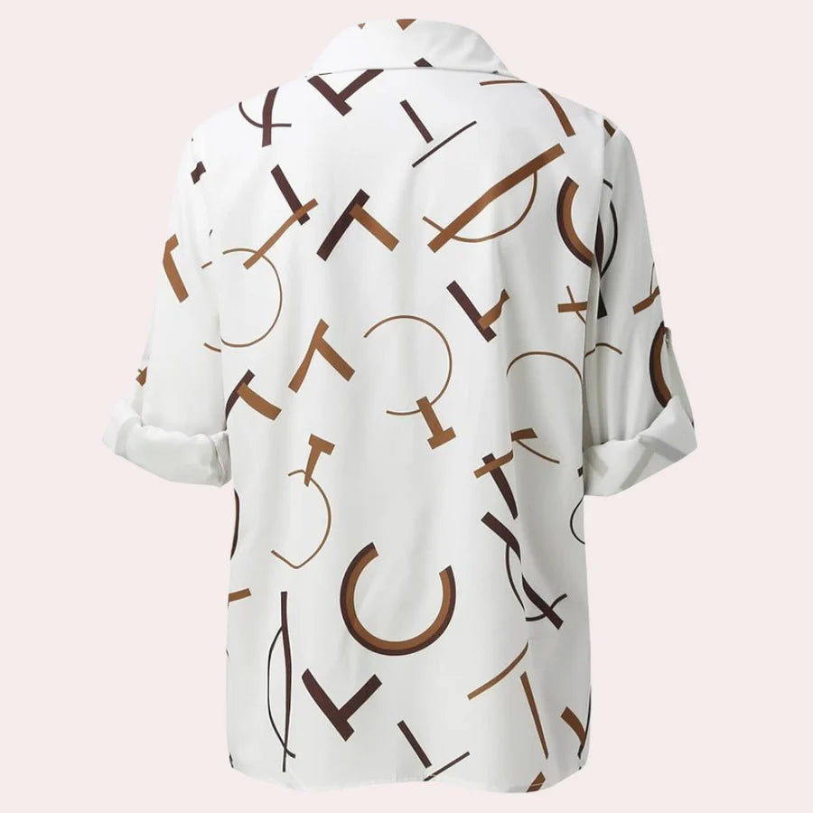 Karin Chic Damesblouse van Polyester