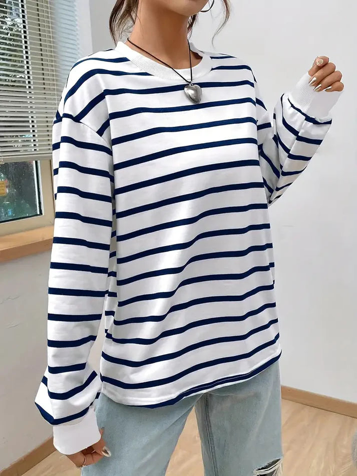 Lina | Gestreept Sweatshirt voor Dames