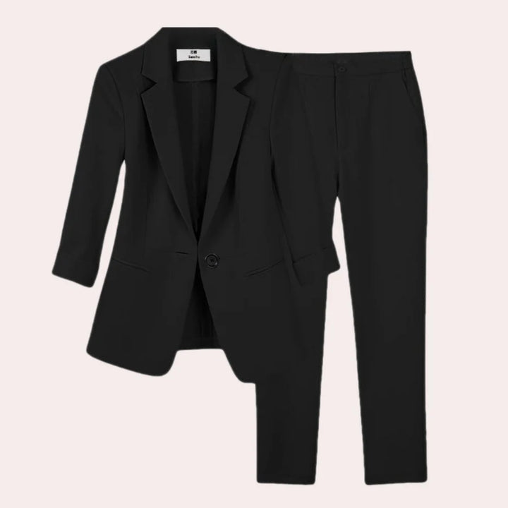 Liv – Verfijnde Blazer en Broek Set voor Dames