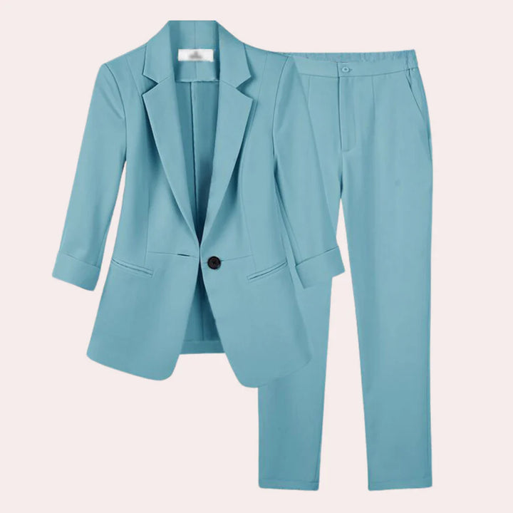Liv – Verfijnde Blazer en Broek Set voor Dames