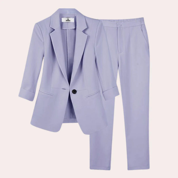 Liv – Verfijnde Blazer en Broek Set voor Dames
