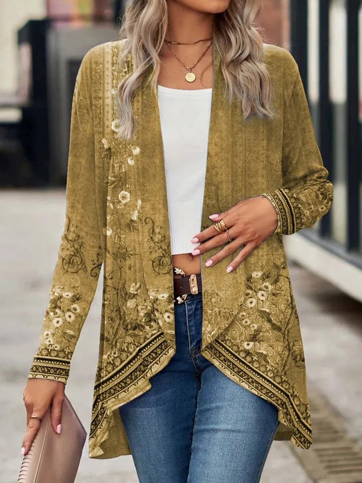 Liv Losvallend Casual Gebreid Kimono-Vest voor Dames