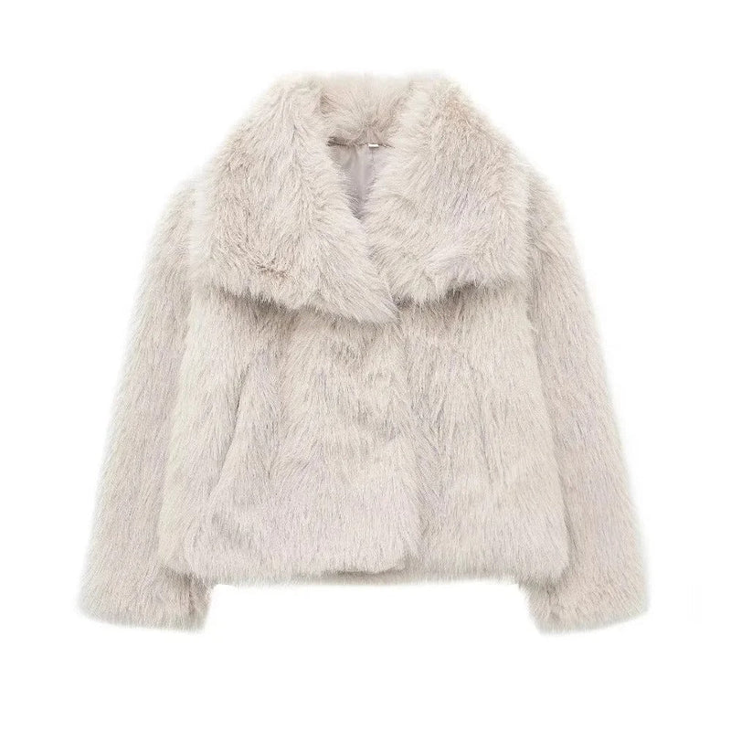 Maja | Dames Warme Winterjas met Bont