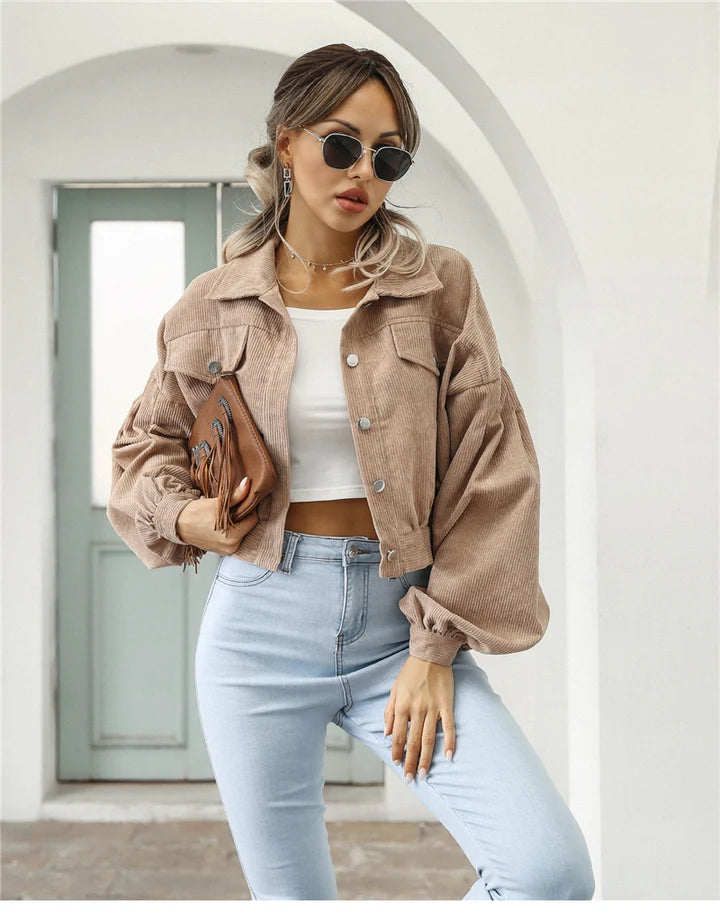 Paisley Ribfluwelen Jacket