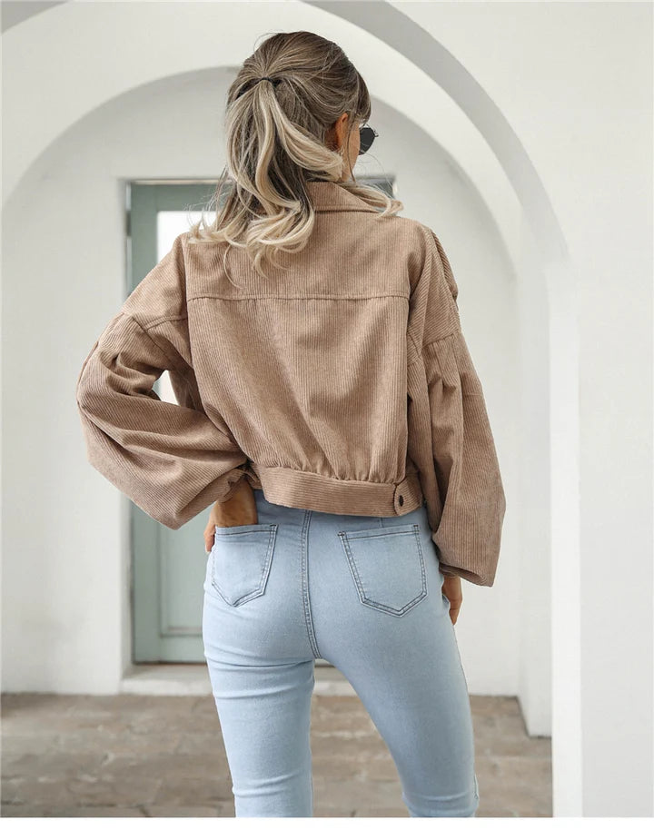 Paisley Ribfluwelen Jacket