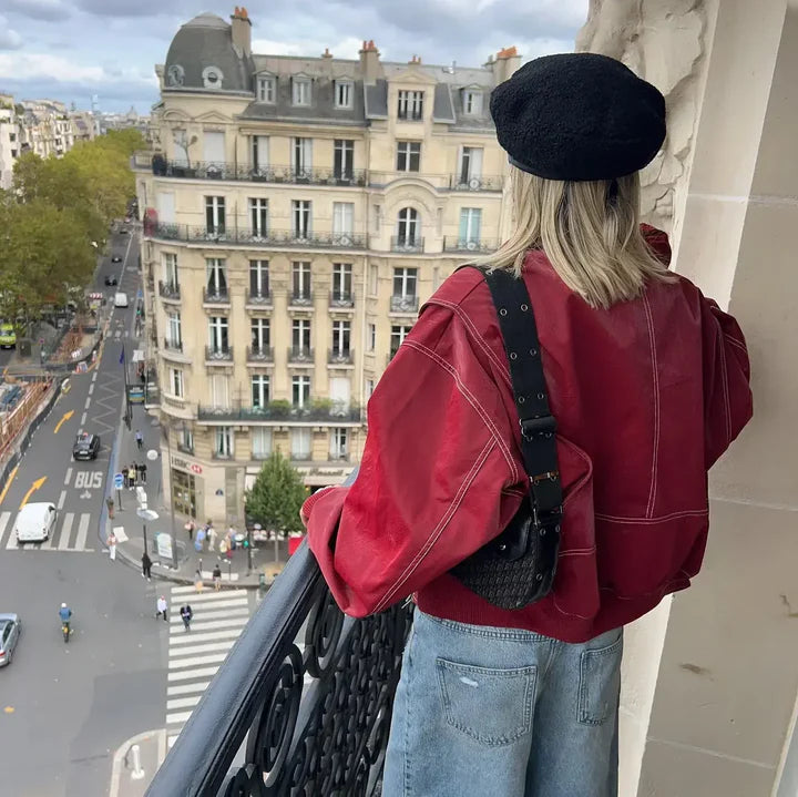 Sabrina Oversized Leren Jas