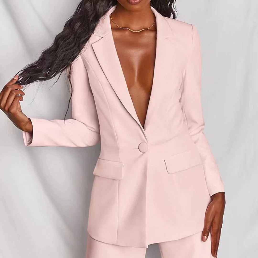 Saga - Elegante Blazer Set met Broek voor Dames