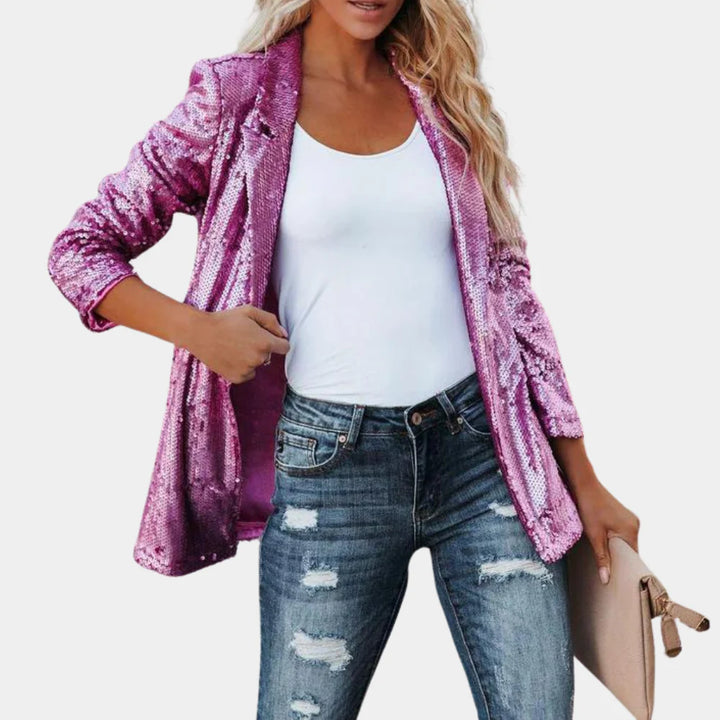 Selma - Glamoureuze Glitterblazer voor Dames