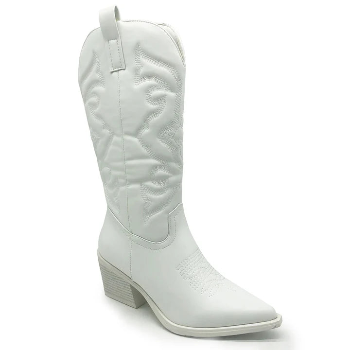 Sophia | Witte Cowboylaarzen