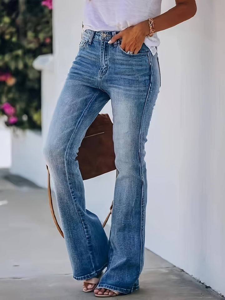 Ilyana | High-Waist Flared Jeans voor een Trendy Look